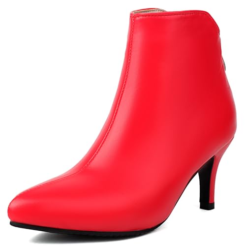 Bottes de cheville à talon aiguille et bottines bout pointu mode femme
