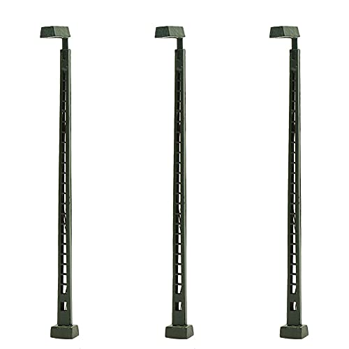Lampadaires pour mât grillagé ferroviaire N 75 mm Evemodel décor