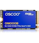 OSCOO 1TB NVMe PCIe 3.0 x4 SSD, Up to 3,500MB/s Read & 3,000MB/s