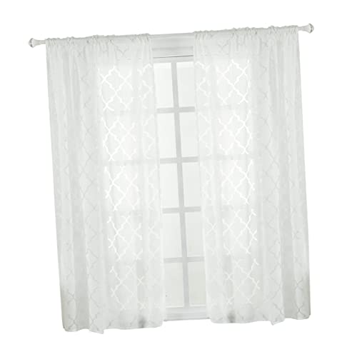 Mosquitera para ventanas Cabilock: cortina transparente decorativa 2