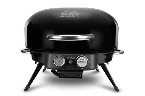 oberdome EZQ-4016B Electric BBQ & Multi-Oven, Portable for Outdoor use, 3 Heat Combination