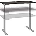 BBF Move 60 Series 48W x 24D Height Adjustable Desk in Storm Gray - Engineered Wood