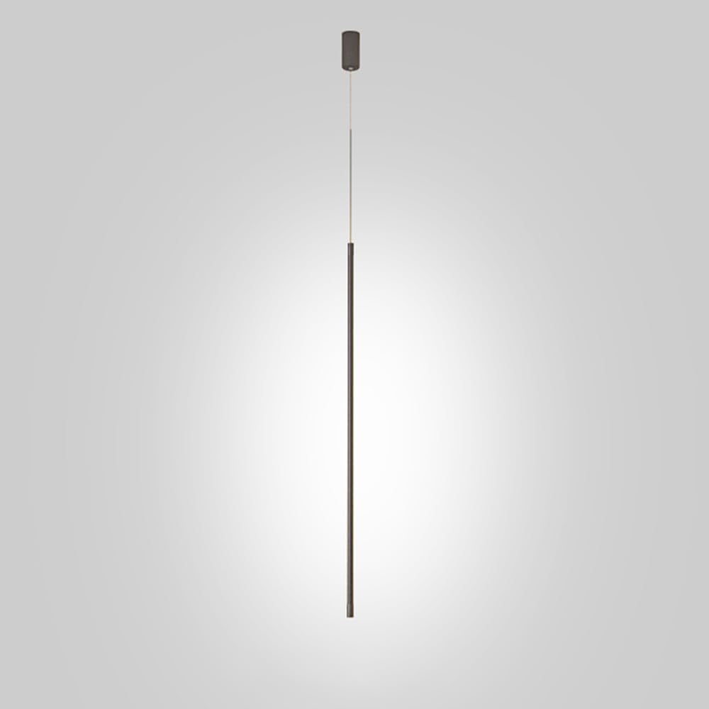 Mjsdjof Ultra-thin Flute Pendant Lights, Creative Linear Bedside Lamp, LED Long Tube Chandeliers, Modern Minimalist Hanging Light Fixtures, Strip Metal Pendant Lamps with Acrylic Shade 6000K