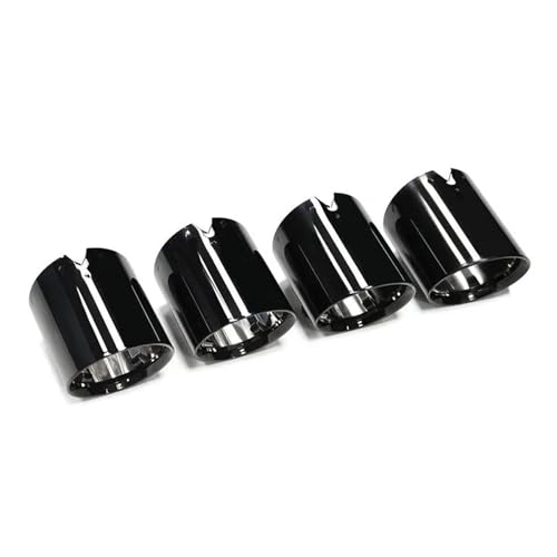 Embout de sortie d'échappement direct en acier inox noir pour BMW M4 G82 G83