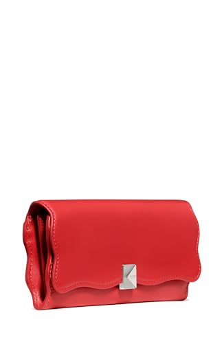 Image of kate spade new york Deco Wavy Smooth Leather Large Flap Wallet