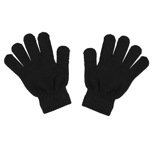 Motique Accessories Kids Gloves Magic Knit Gloves for Girls/Boys Solid Colors