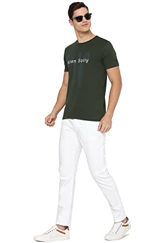 Image of Allen Solly Men's 100% Cotton Regular Fit T-Shirt