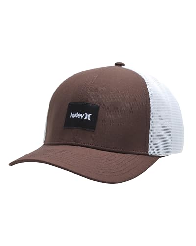 Image of Hurley Men's M Warner Trucker Hat Baseball Cap, Size One Size, Sepia Stone