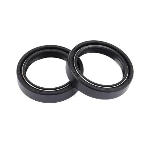 オートバイアクセサリー フロントフォーク サスペンション保護 ダストオイルシール Tmax500 XP500 YZF-R6 FZR600 XJ600 TDM850用(2pcs oil seal)