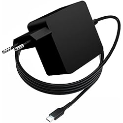 Cargador Huawei Matebook D15 65W 45W Type C USB C Cargador PC portátil para Huawei MateBook D14/D15, Lenovo Thinkpad Yoga C340 S340 C330, HP Spectre, DELL XPS Latitude, ASUS, Samsung Google