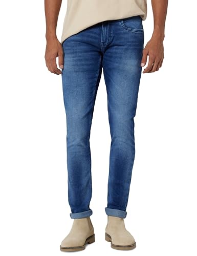 Image of Peter England Men Mid Rise Everyday Skinny Fit Jeans