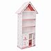 Fantasy Fields - Swan Lake Ballerina Kids Wooden Bookshelf, Hand-Crafted & Hand-Painted Furniture, White/Pink