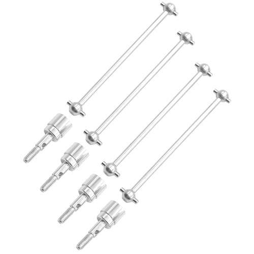 ShareGoo Metal 08029 Dogbones 89.5mm Drive Shaft & 02033 Stub Wheel Axle Compatible with Redcat Volcano Epx/Pro HSP Exceed 1/10 RC Car Truck Replacement