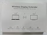 Wireless HDMI Sender & Empfänger 4K120Hz – 4K Decoding, Dual Band 5.8G Übertragung bis 50 m, bis zu 6 Empfänger, LED Display, Plug & Play für Laptop/PC/PS5/Kamera, 4K Adapter mit EDID-Emulation (6Pcs)