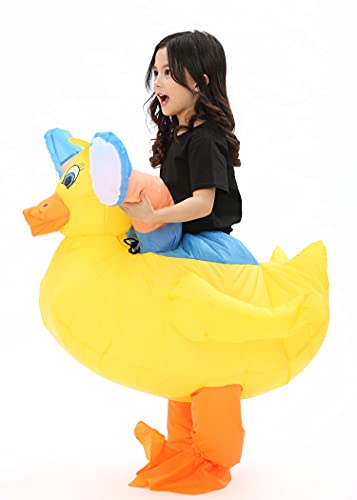 Disfraz Inflable de Pato Amarillo para Halloween miniatura 2