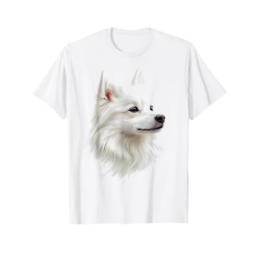 Japanese Spitz Dog Motif Pet Artwork Japanese Spitz Men Women Kids T-Shirt