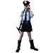 PGOND Police Officer Girls Unform Party Costume (4-6 Years)