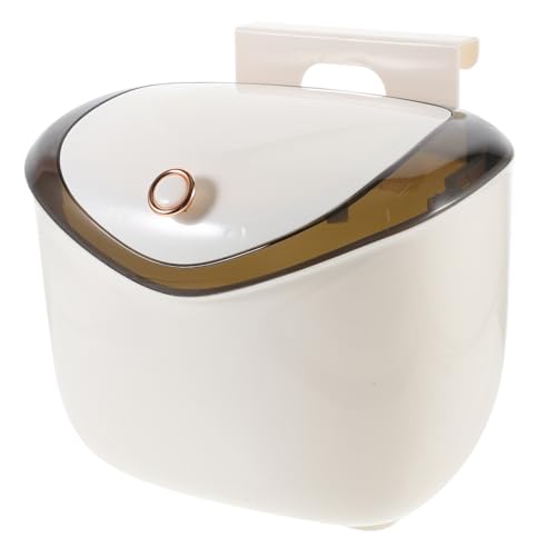 Caneca de Basura Colgante para Cocina Rectangular Blanca
