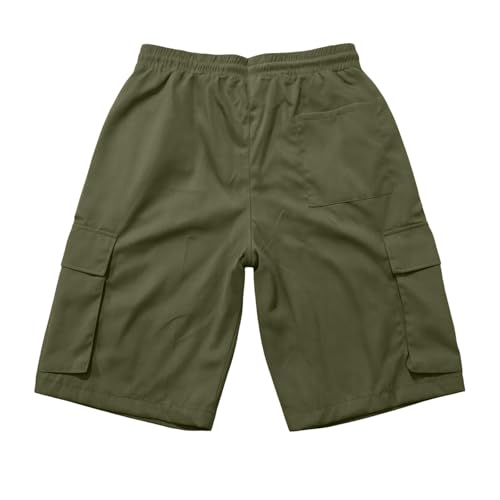 Cargo Shorts para Hombre Shorts Deportivos con Bolsillos miniatura 3