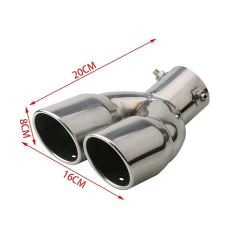 Embout d'échappement voiture double barillet pour sublimer vos trajets - 2