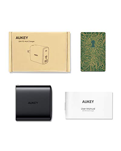 [Upgraded] USB C Charger, AUKEY Swift 32W 2-Port Fast Charger for iPhone 12/12 Mini/12 Pro Max, USB C Wall Charger with Foldable Plug, PD Charger for iPhone 11 Pro Max, iPad Pro, AirPods Pro - Thumbnail 6