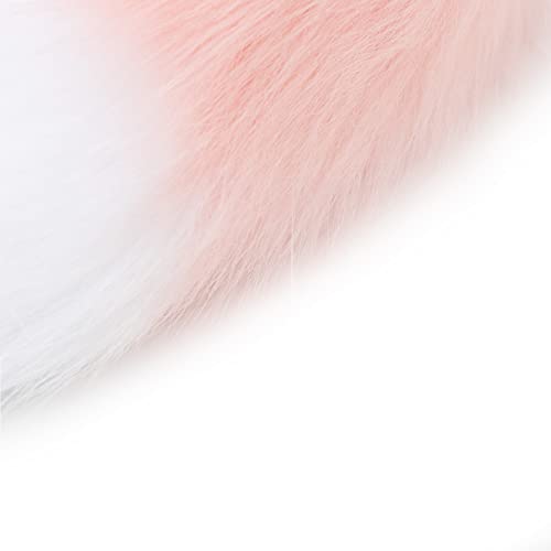 DRESHOW Fox Faux Fur Tail Cat Ears Headband Halloween Party Costume Neck Choker Cosplay Set for Women - Image 3