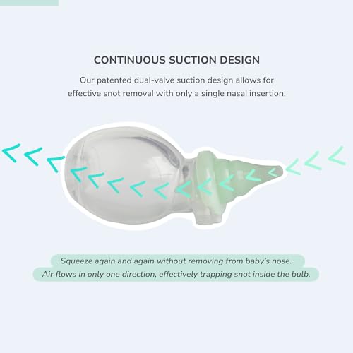 Image of Dr. Rose's Nasal Aspirator for Baby | Pediatrician Patented Dual-Suction Nose Cleaner for Baby (Pack of 1, 1, Count)
