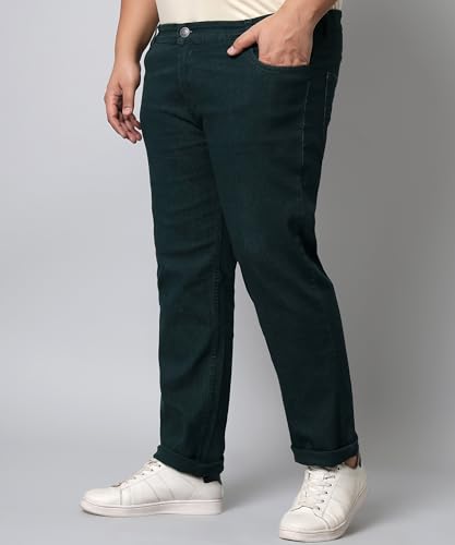 Image of STUDIO NEXX Regular Fit Cotton Lycra Blend Black Jeans
