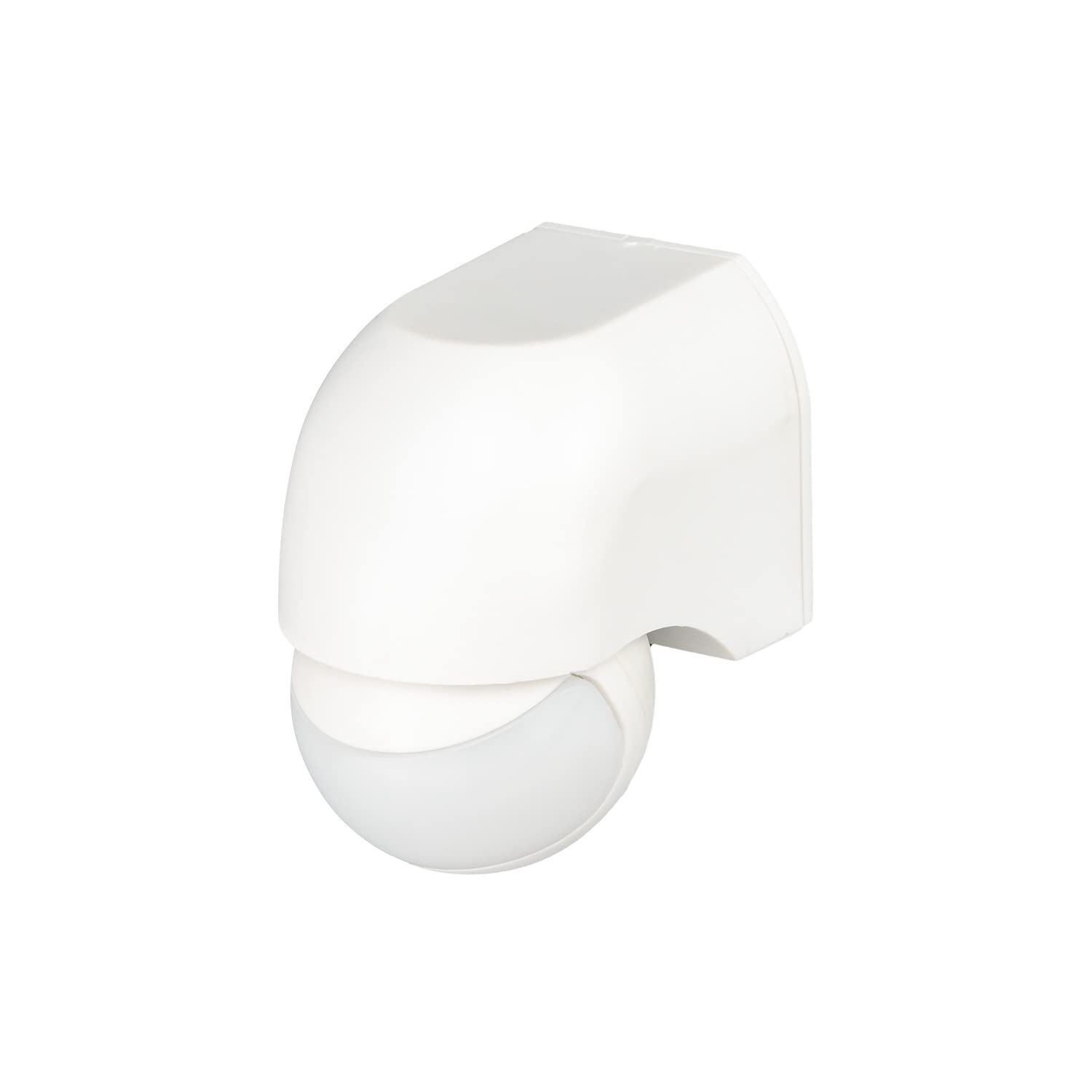 POPP® Electric Sensor de Movimiento Exterior/Interior de Luz Detector Ajustable Superficie de Pared Orientable 200W/800W 220-240V IP44 180° 12m (Pack 5 Unidad)