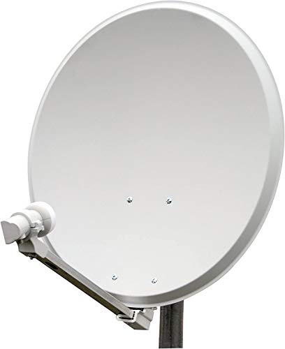 Triax Parabole Satellite Acier 65 cm + LNB Single Universel idéal Astra Hotbird Eutelsat