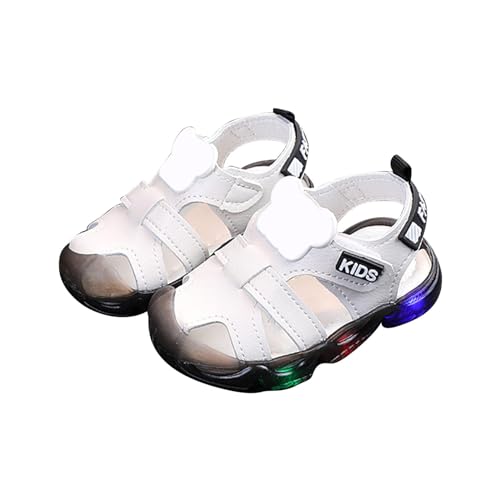 Children Light Up Shoes Closed Toe Lightweight Soft Sole Water Shoes Cute Toddler Girl Christmas Birthday Children Shoes