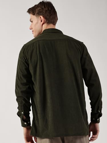 Image of Thomas Scott Men's Premium Slim Fit Oversized Corduroy Shacket