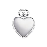 Engelsrufer Damen Anhänger Herz aus Sterling Silber - gravierbar - Ösenverschluss - nickelfrei - Größe: 21mm