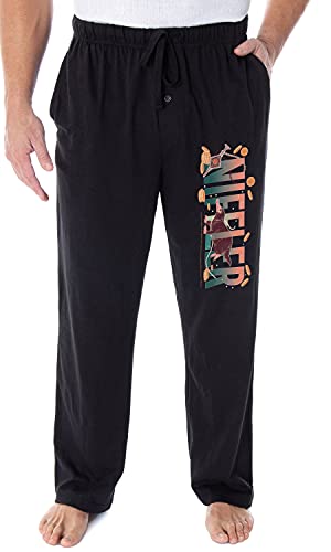 INTIMO Fantastic Beasts Men's Niffler Pajama Pants Harry Potter Adult Sleep Bottoms