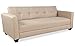 Produktbild Menzzo Clayton Schlafsofa, Stoff, Beige, 200
