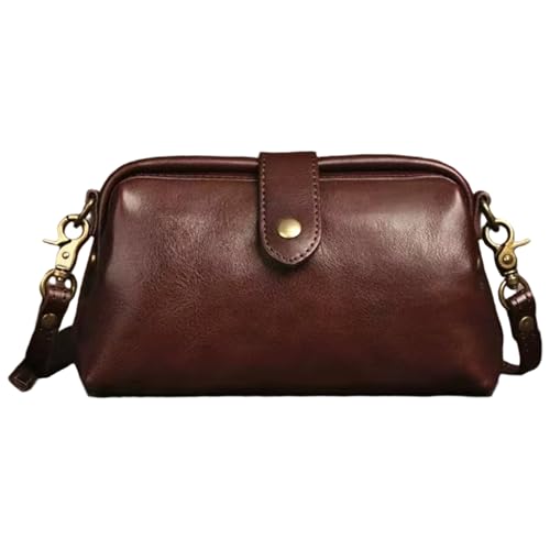 Sac de docteur vintage épaule femme avec sangle réglable et boucle rétro