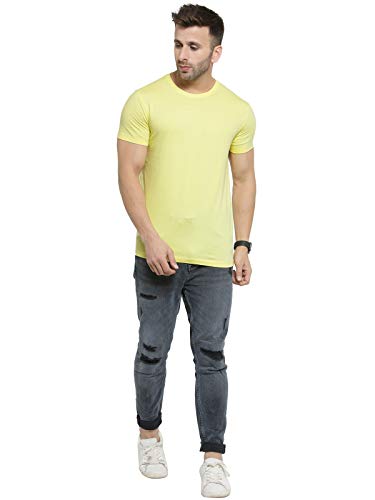 Image of Scott International Biowash T-Shirts for Men's & Boys- Round Neck, Half Sleeves, Cotton, Regular Fit, Stylish, Branded Solid Plain Tshirt for Men- Ultra Soft, Comfortable, Lightweight T-Shirt