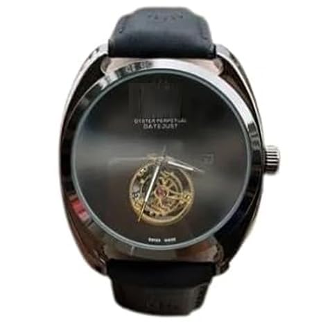 ANDHAK R L X 6112 Leather Black Analog Mens Premium Watch (B0D2L5NYBG) Amazon Price History, Amazon Price Tracker