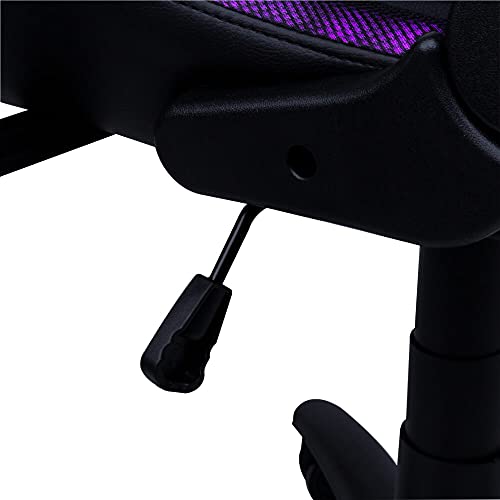 Cadeira Gamer Dazz Galaxy Thunder RGB Com Apoio de Braço - Preto glide