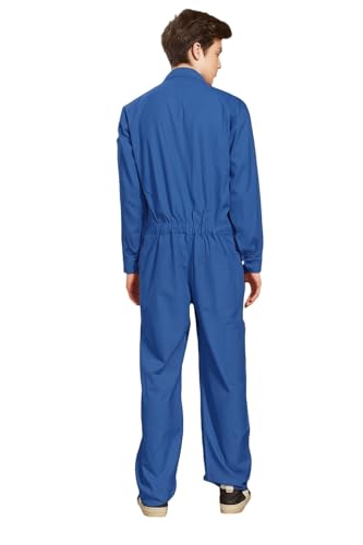 Image of TrendyUniform Full Sleeve Boiler Suit For Men Industrial Work (Royal Blue X-Large)