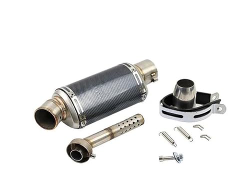 Tuyau d'échappement Pot D'échappement Universel 51 Mm Pour Quad Scooter Moto Pour FZ6 100cc-1000cc(B,310mm)