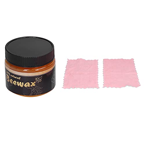 Sunicon Beeswax Furniture Polish, Wood Seasoning Beeswax for Furniture Wood Polish, for Wood Furniture Table Chair Cabinet, Shine Wood Doors, Tables, Chairs, Cabinets and Floors