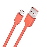 Orange Charger Cable Compatible with JBL Charge 5, JBL Charge 4, JBL Flip 5, JBL Pulse 4 Speakers...