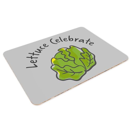 Sets de table liège gris protège table Lettuce Celebrate - 3