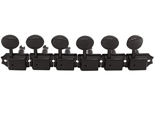 Gotoh SD91 Jeu de mécaniques Noir 15,2 cm - Les Beatles, Paul McCartney, John Lennon, RIngo Starr, George Harrison Gotoh SD91 Jeu de mécaniques Noir 15,2 cm