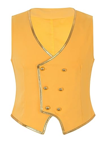 Men's V Neck Vest Button Waistcoat Dress Suit Pointed Hem Jacket Dress-up Party Wedding