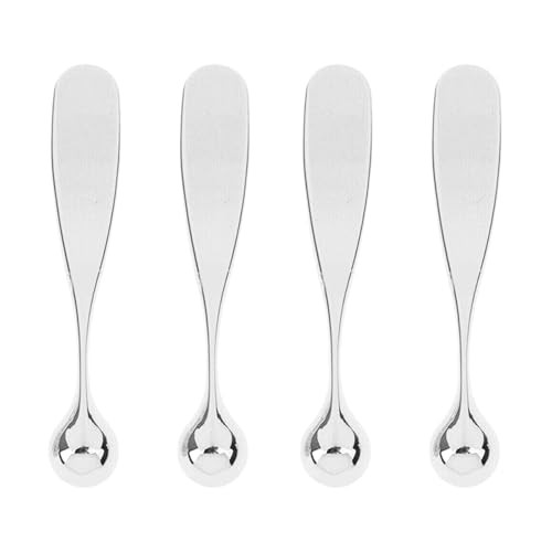 LINYUEARUI 4pcs Metal Eye Cream Massage Stick Tool for Face Cream Applicator,Makeup spatula, eye cream applicator, eye massage tool, eye cream applicator, eye massage tool.