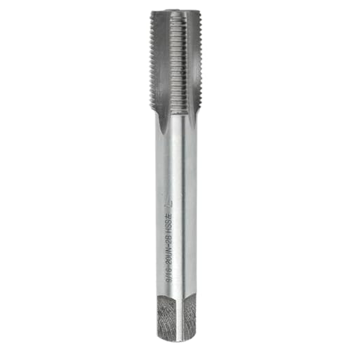 Juego macho y terraja 9/16'-20 - Kit de corte de roscas HSS, herramienta de reparación de metal | Equipo profesional para mantenimiento de bicicletas con rosca derecha en el taller