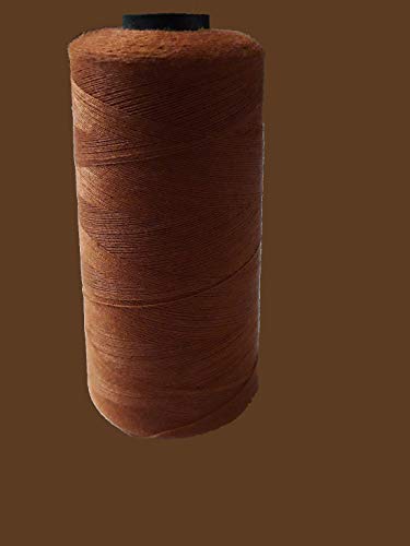 Image of Ace International Exports 3000M Overlock Polyester Sewing Thread Set Box Yarn Spools Cone Rust (Pack of 5)
