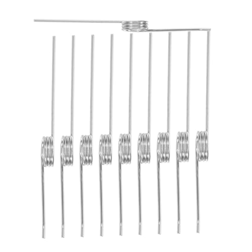 FONDOTIN Performance 10pcs Metal Springs Torsional Spring for Trash Can Lid Quick Replacement